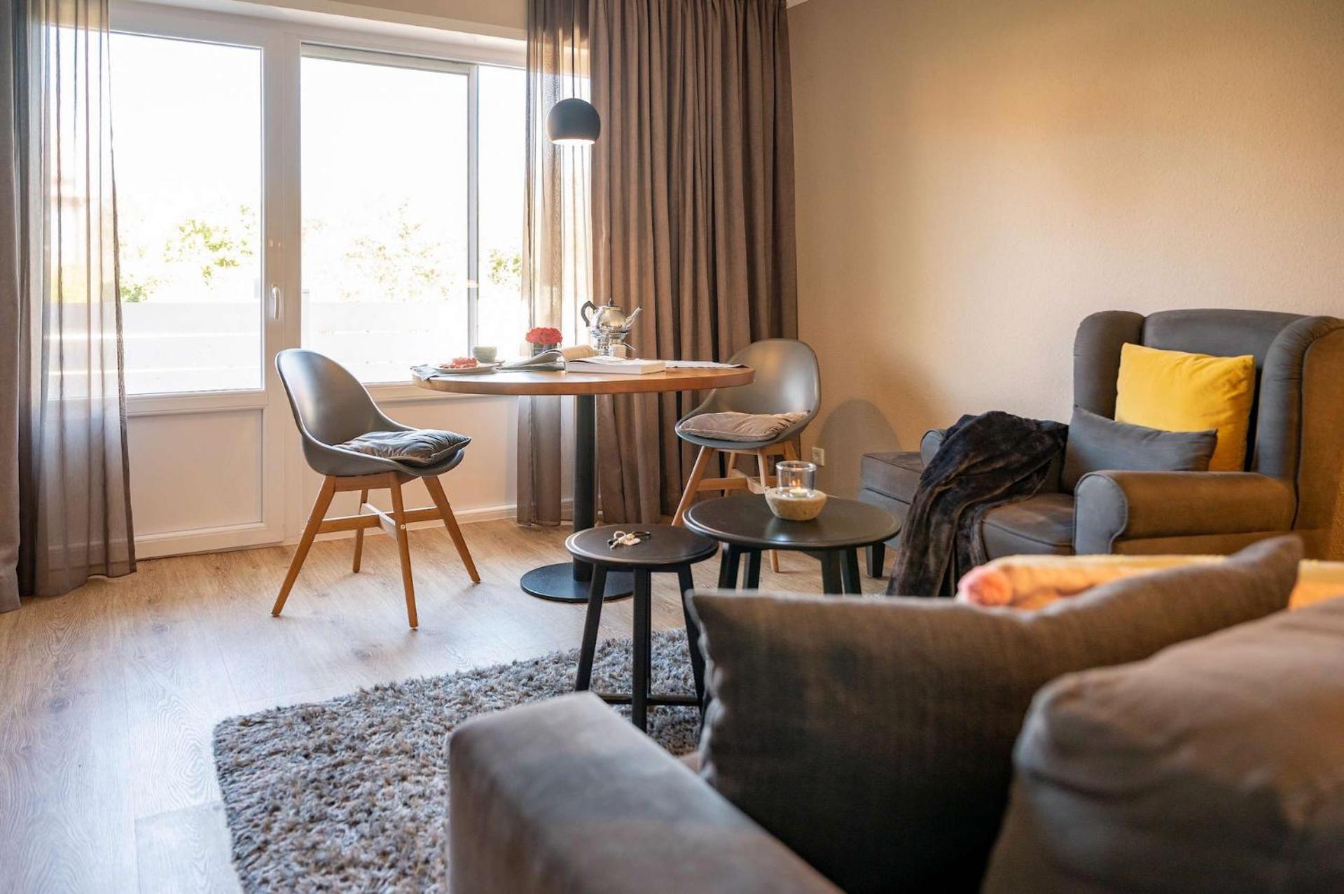 Antares Spiekerooger Gaestehaus-Sonnengartenterrasse Nord - Wohnung 1 Bagian luar foto